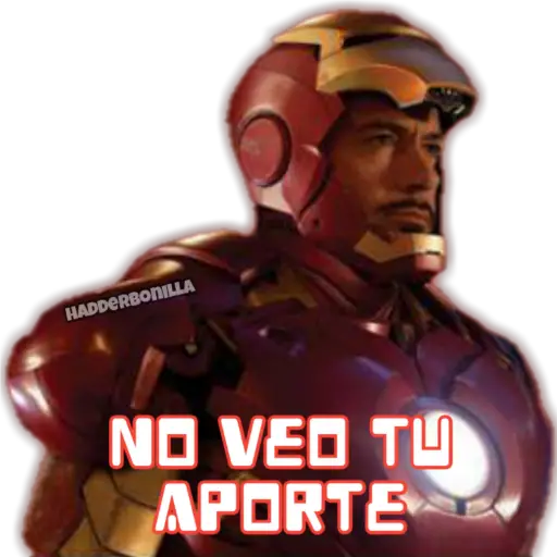 HADDERBONILLA
NO VEO TU
APORTE