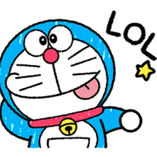 Doraemon's Crayon Stickers 12