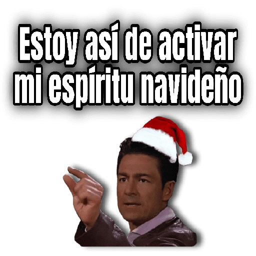Estoy así de activar mi espíritu navideño