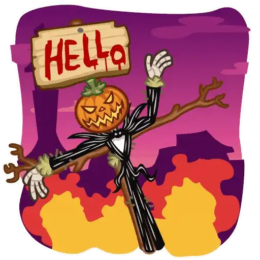 🎃 ĄŋimąteD Hąlloweeŋ Sticƙers 9