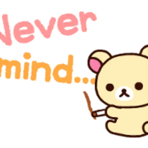Never mind-