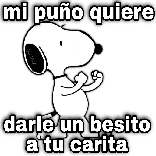 ♥️ Snoopy enojado 4😡 11
