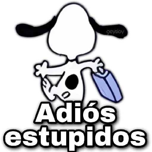 ♥️ Snoopy enojado 4😡 19