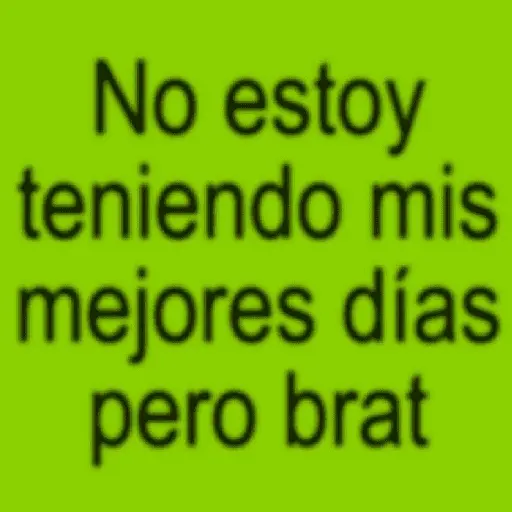 📗⛳ FRASES [Brat] ⛳📗 29