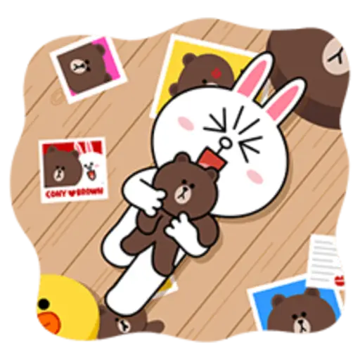 Brown & Cony's Big Love Stickers 9