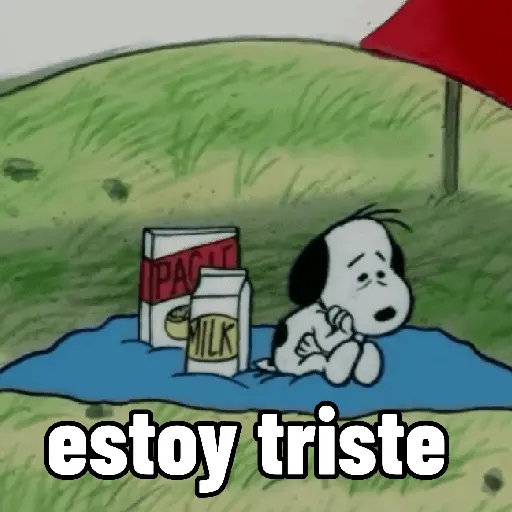 PAG MILK estoy triste