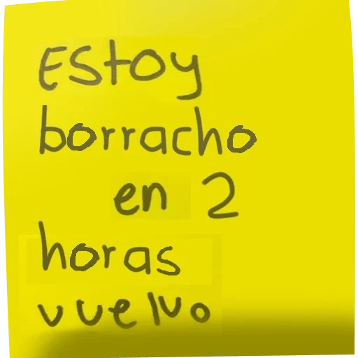 Estoy borracho en 2 horas vuelvo