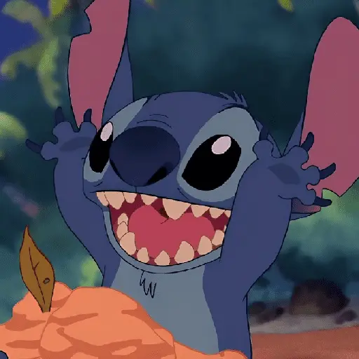 Stitch reagindo 💙 2