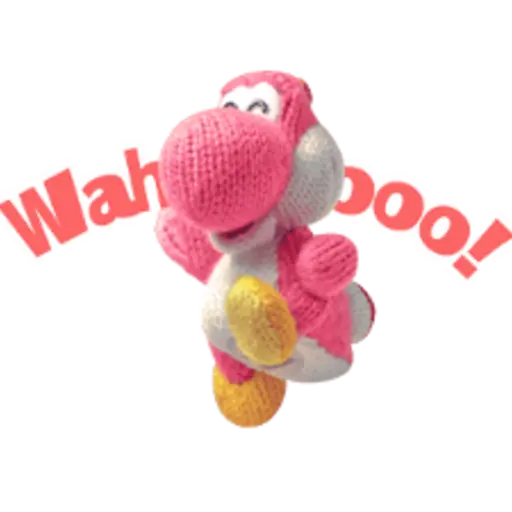 Yarn Yoshi & Poochy Stickers 48