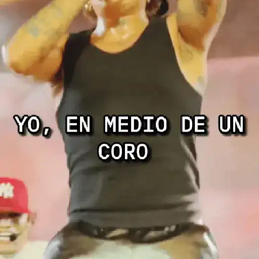 W YO, EN MEDIO DE UN CORO