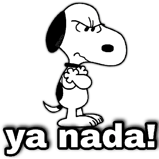 ♥️ Snoopy enojado 4😡 4