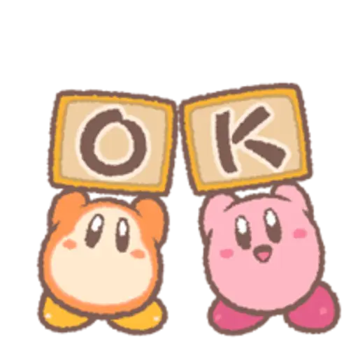 Kirby's Puffball Sticker Set 14