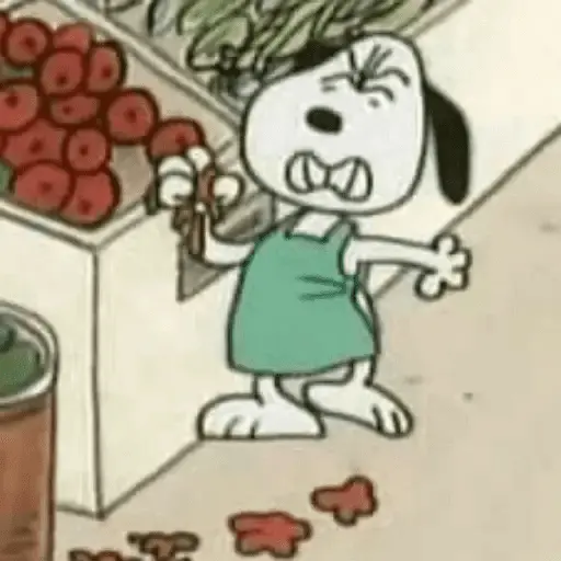 🐾Snoopy enojado 😡 3 🦴 8