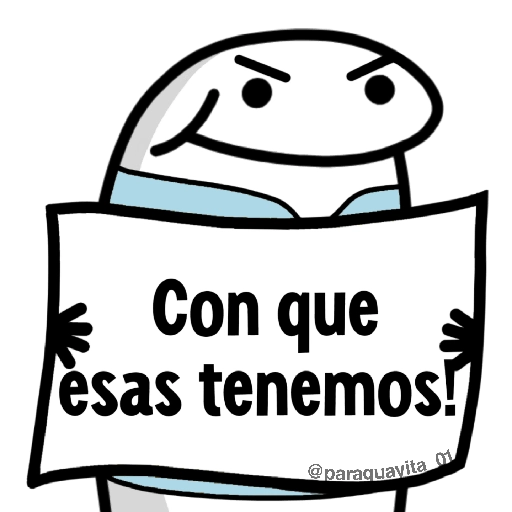 Con que esas tenemos! @paraquavita