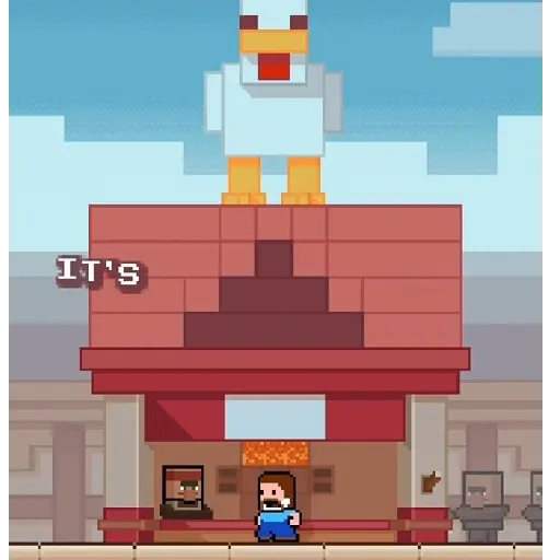 La la la lava Minecraft TikTok 3