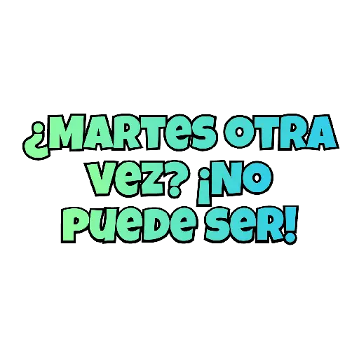 Martes a Viernes 12