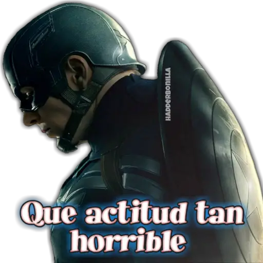 Que actitud tan
horrible
HADDERBONILLA