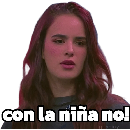 con la niña no! geysioy