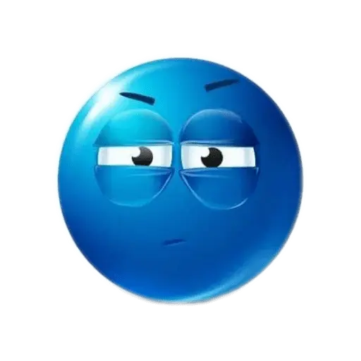 Emoji azul 🔵 13