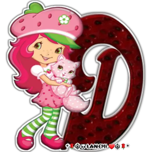 Abecedario Chica 🍓 26