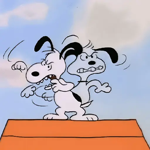 ♥️ Snoopy enojado 😡 19