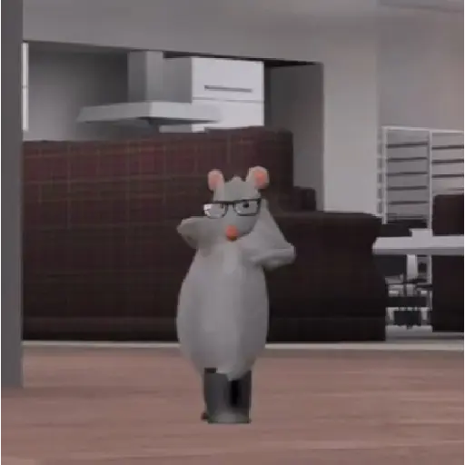 rata bailando Ratón Milton 🐀 1
