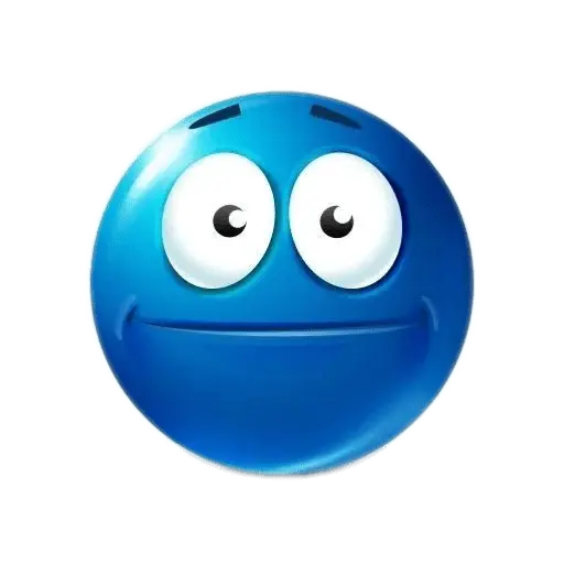 Emoji azul 🔵 3