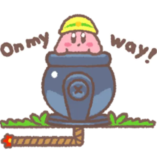 Kirby's Puffball Sticker Set 16