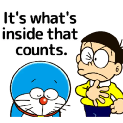 It's what's inside that [counts.