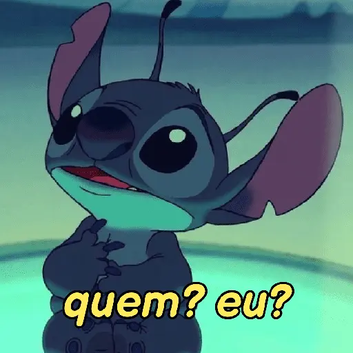 Stitch reagindo 💙 3