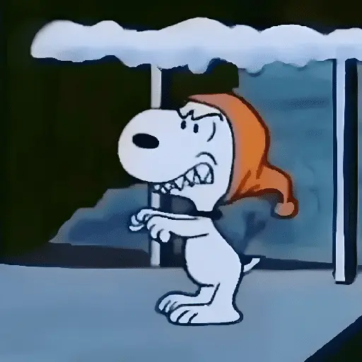 ♥️ Snoopy enojado 😡 18