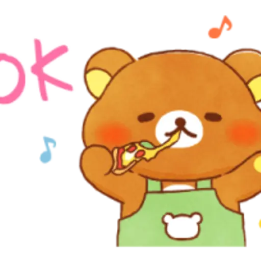 Rilakkuma beside you stickers 10