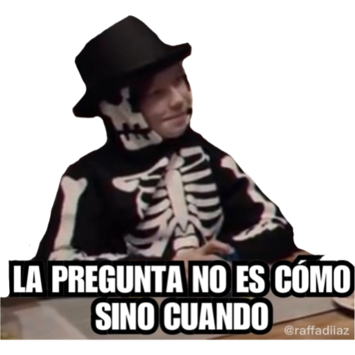 LA PREGUNTA NO ES CÓMO
SINO CUANDO
@raffadiiaz