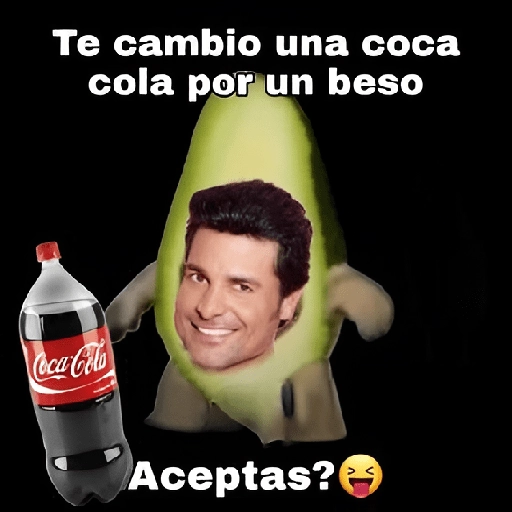 Te cambio una coca cola por un beso Coca-Cola Aceptas?