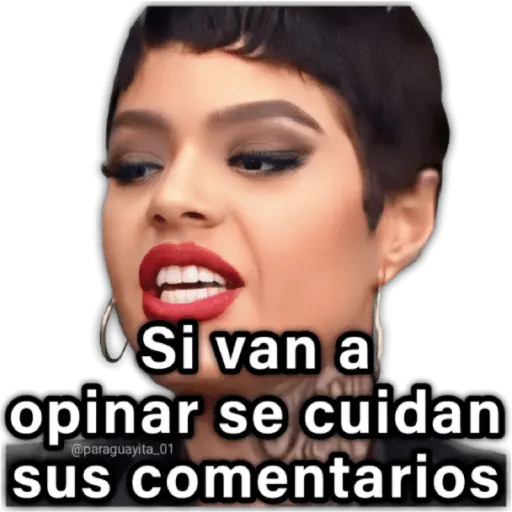 Si van a opinar se cuidan @paraguayita 01 sus comentarios