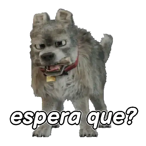 espera que?