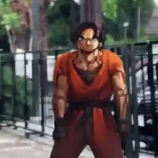 Goku bailando Random😜 11