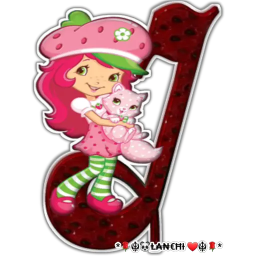 Abecedario Chica 🍓 25