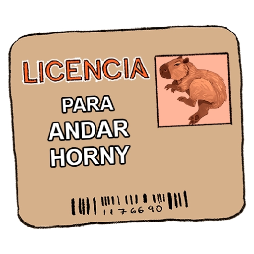 LICENCIA PARA ANDAR HORNY 1176690