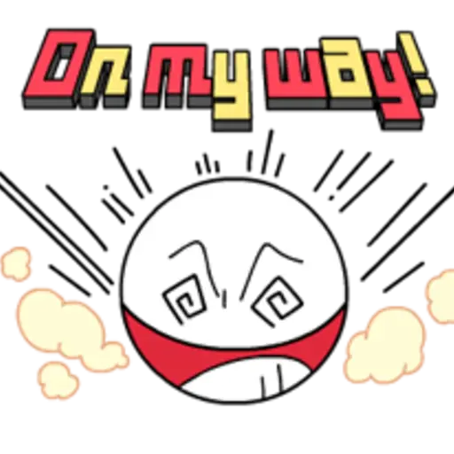 On my way