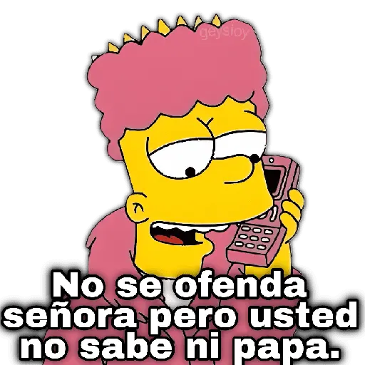 geysloy 000 1000 No se ofenda señora pero usted no sabe ni papa.