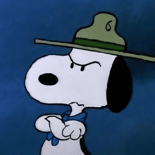 😠🫐 SNOOPY Enojado 🫐😠 4