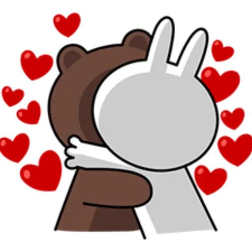 Brown & Cony's Big Love Stickers 10