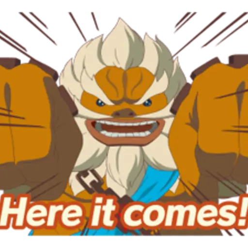 Here it comes!