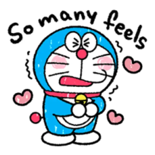 Doraemon's Crayon Stickers