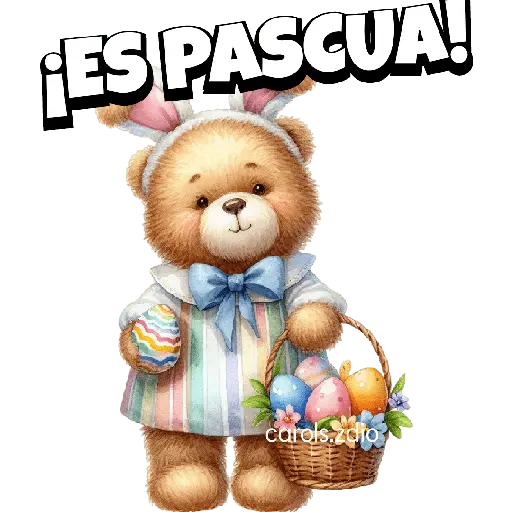 🥚FELIZ PASCUA🐰 🧸🌷🐰 8