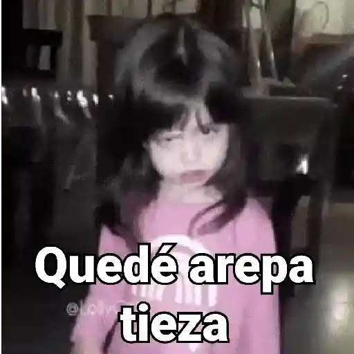 Quedé arepa @foly tieza