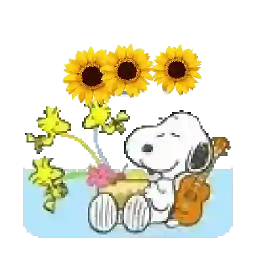 Snoopy en primavera 🌺🌻 3