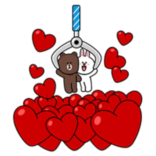 Brown & Cony's Big Love Stickers 15