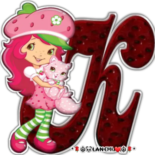 Abecedario Chica 🍓 24